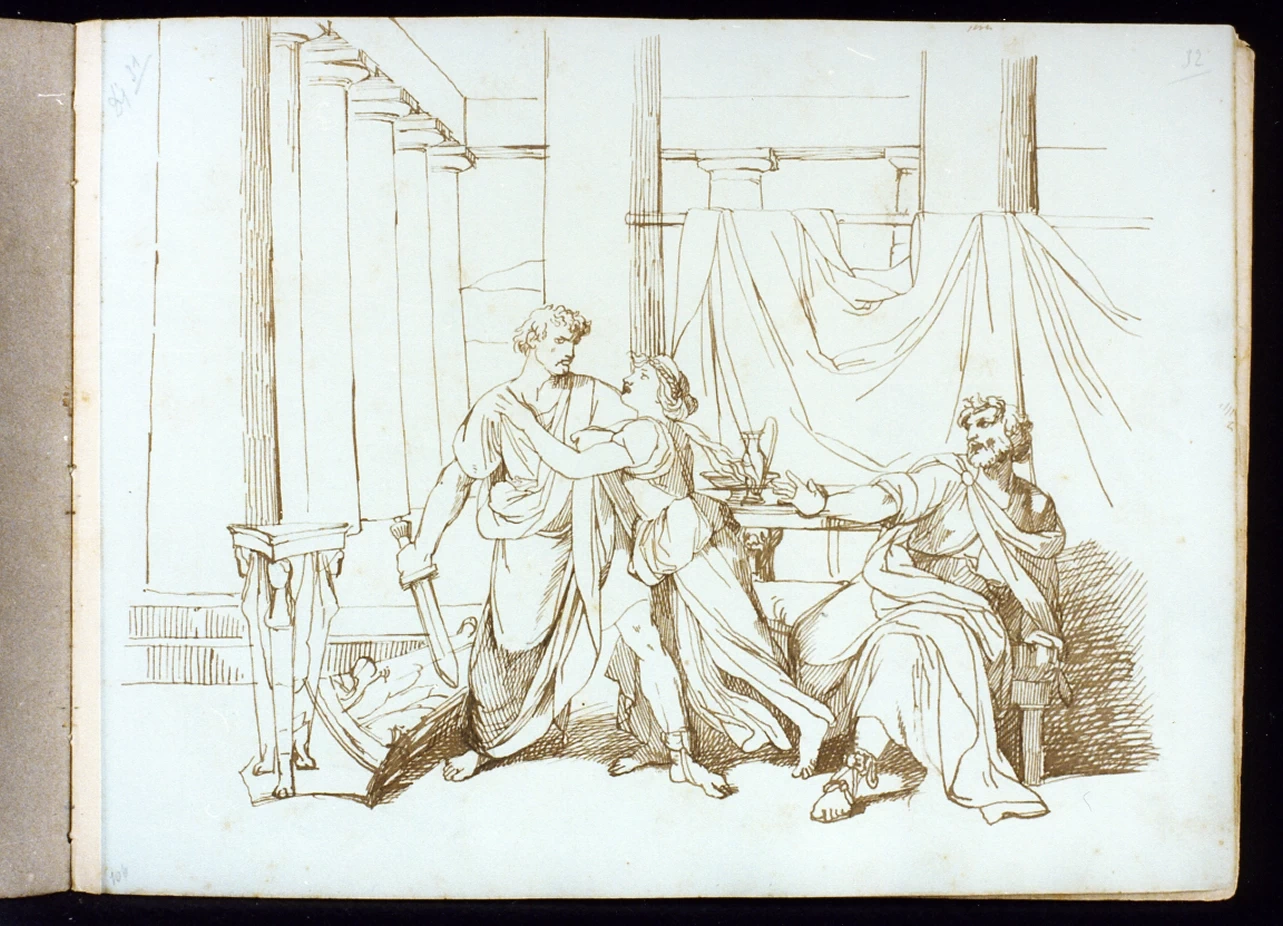 Studio di scena di storia romana - Appartamento Storico di Palazzo Reale, Napoli